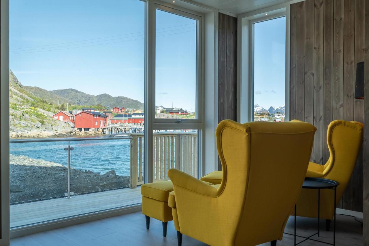 Seafront New Cabin In Lofoten Ballstad Eksteriør billede